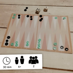 Papierspiele Backgammon